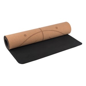 Mat Yoga Cork TPE Blu Fit Negro