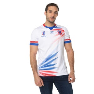 Camiseta Rugby Hombre Replica Visita Cóndores Chile Blanca