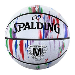 Balón Básquetbol Spalding Marble N°7 Blanco