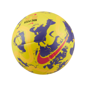 Vista frontal Balón Fútbol Nike Premier League Pitch N°4 Amarillo