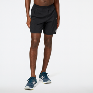Short Running Hombre New Balance Accelerate 7" Negro